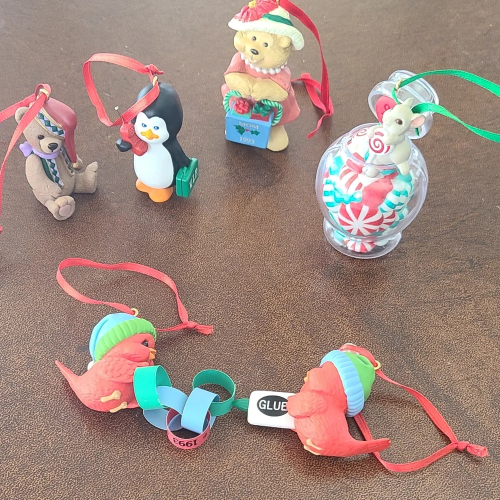 5 Hallmark Ornaments without boxes